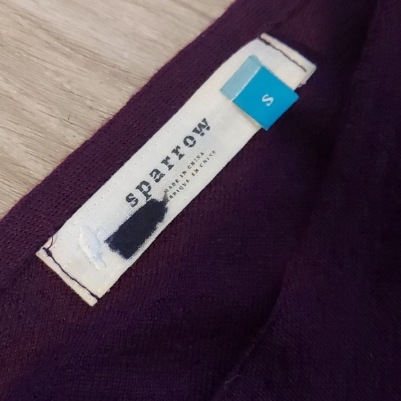 Anthropologie Look Back Sweater Dress Purple - Picture 7 of 7